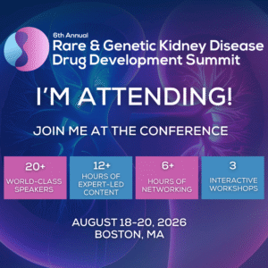 I'm Attending the 6th Rare & Genetic Kidney Disease DD Summit